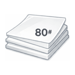 Coated white #80